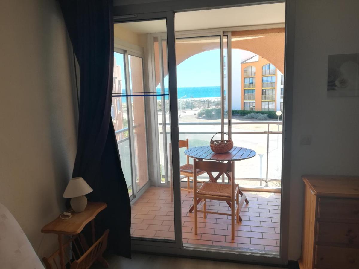 Cap De Mer - Vue Sur Mer - Une Chambre - Une Terrasse - Acces Direct Plage - Commerces A Proximites Le Barcarès Eksteriør billede