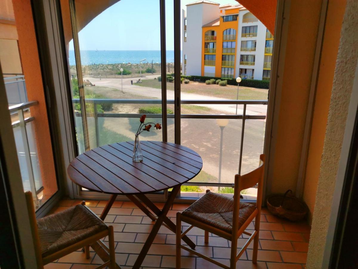Cap De Mer - Vue Sur Mer - Une Chambre - Une Terrasse - Acces Direct Plage - Commerces A Proximites Le Barcarès Eksteriør billede